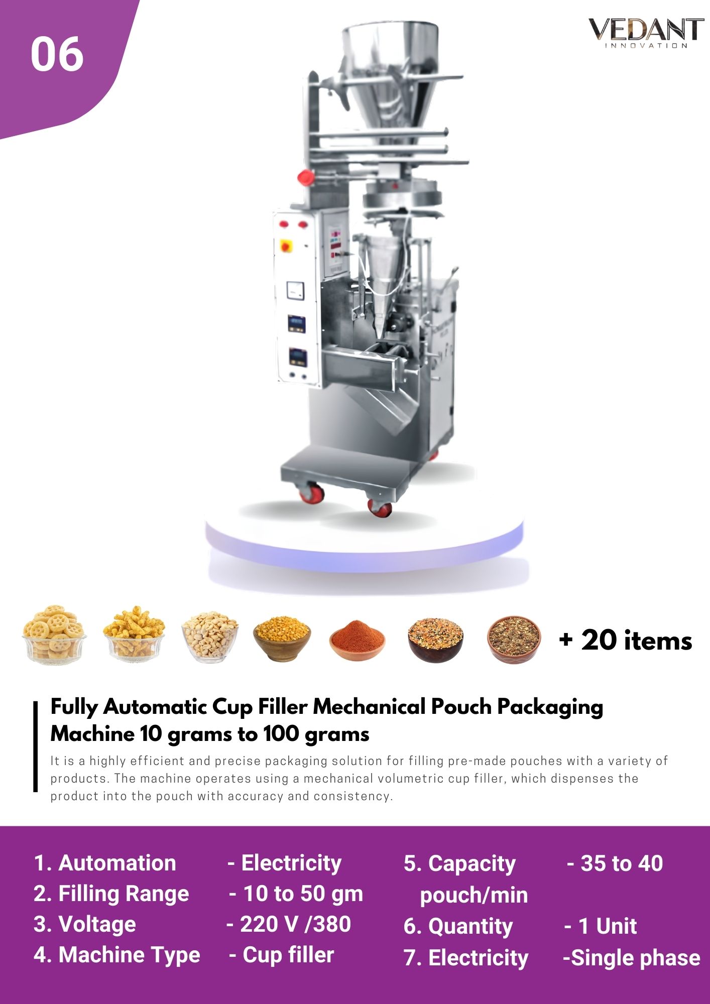 Form fill seal packing machine